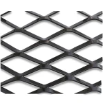 Hot Rolled Black Steel Expanded Metal Mesh 2.3 mm Thickness 2.44x2 m