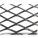 Hot Rolled Black Steel Expanded Metal Mesh Thickness 1.5 mm Width 2.44 m Length 1 m