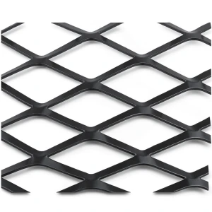 Hot Rolled Black Steel Expanded Metal Mesh Thickness 2.3 mm Width 2.44 m Length 1 m