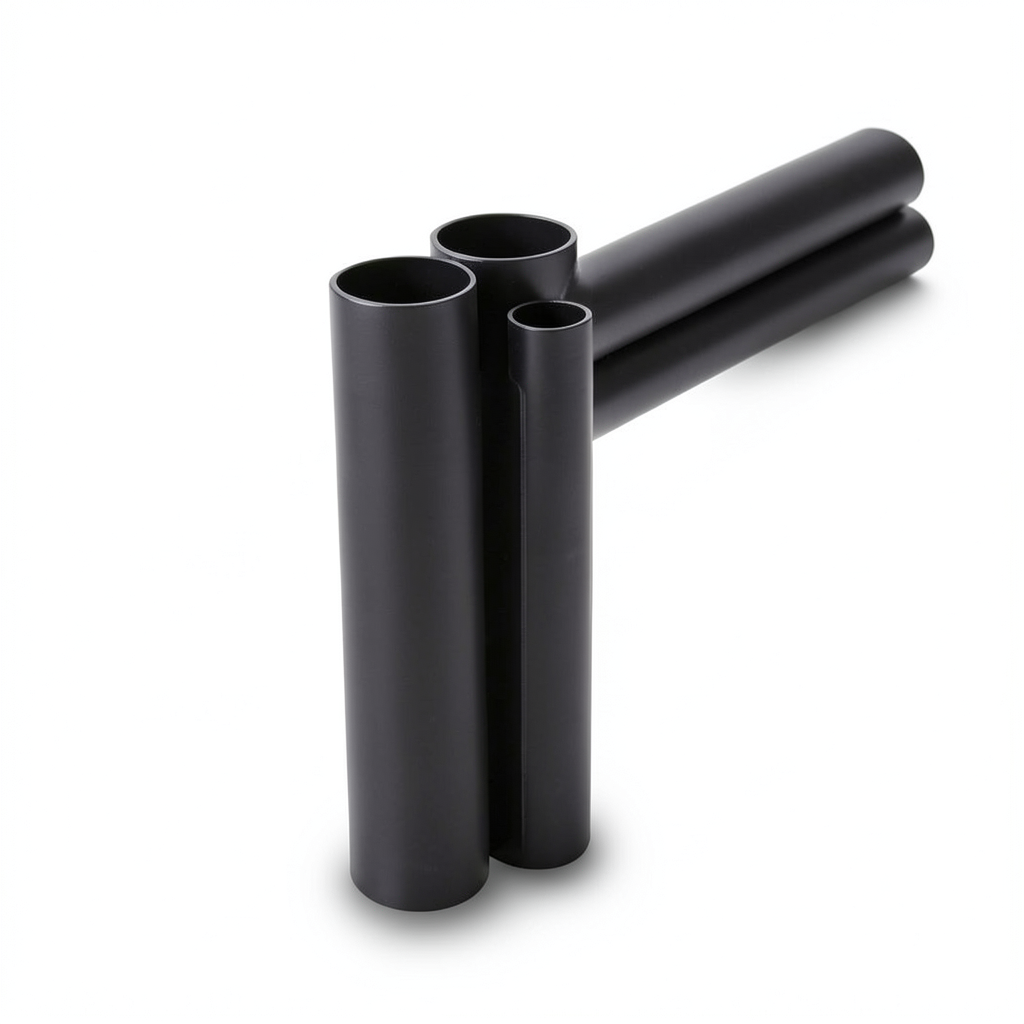 مواسير UPVC ضغط اسمي 15 بار قطر خارجي 42.1 مم سمك 2.7 مم لون اسود