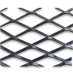 Hot Rolled Black Steel Expanded Metal Mesh Thickness 1.8 mm Width 2.44 m Length 2 m