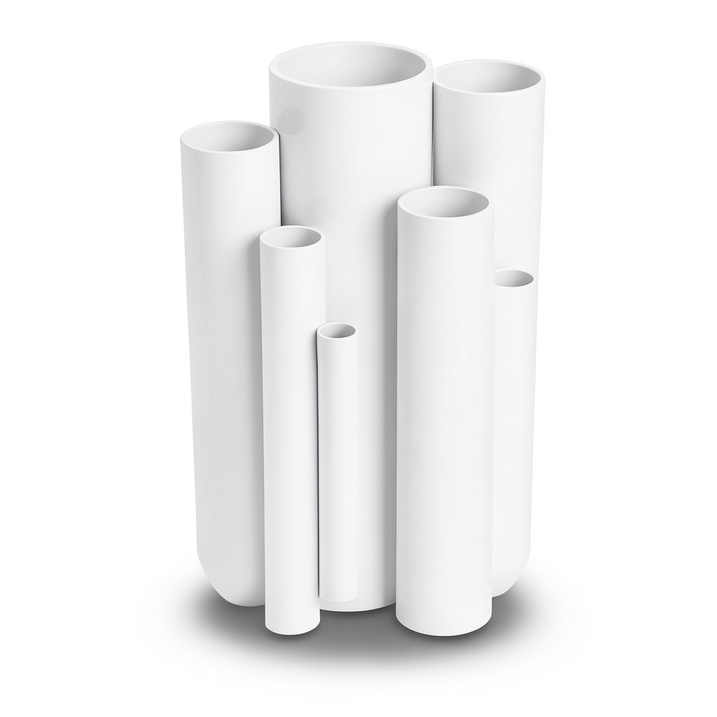 UPVC Pipes 15 Bar Nominal Pressure 42.4 mm Diameter 3.2 mm Thickness White