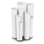 مواسير UPVC مقاس 2 إنش سمك 2.4 مم لون أبيض