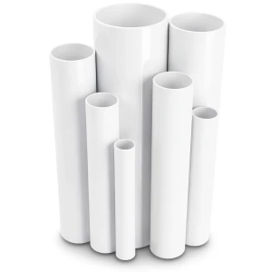 UPVC Pipes 36 Bar Pressure 26.6 mm Diameter 3.9 mm Thickness White