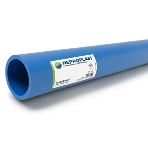 مواسير HDPE نيبروبلاست PE 80 ضغط 8 بار قطر خارجي 180 مم سمك 10.7 مم لون ازرق | نيبروبلاست