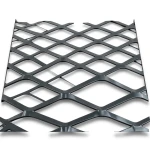 Hot Rolled Steel Expanded Metal Mesh Thickness 1.5 mm Width 2.44 m Length 2 m
