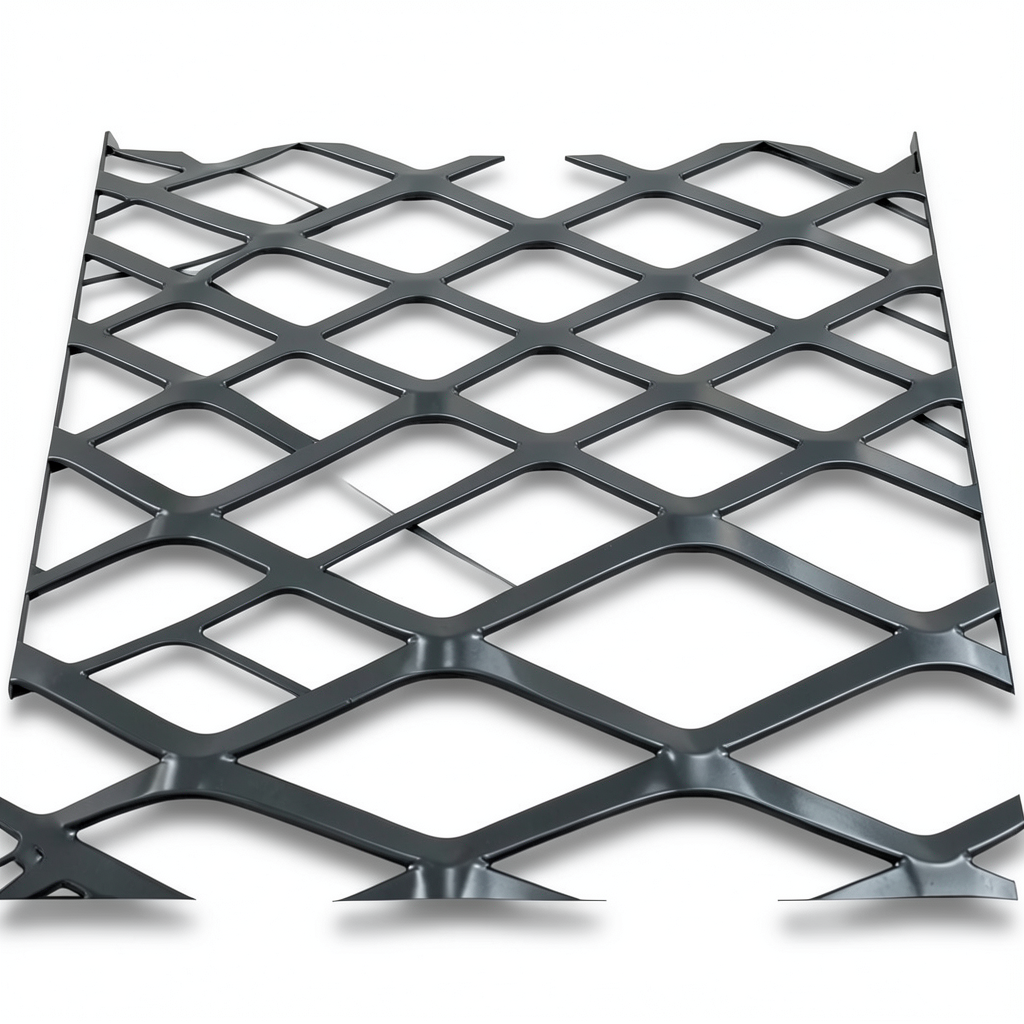 Hot Rolled Steel Expanded Metal Mesh Thickness 1.5 mm Width 2.44 m Length 2 m