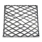 Hot Rolled Black Steel Expanded Metal Mesh Thickness 1.7 mm Width 2.44 m Length 2 m