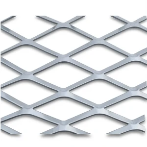 Hot Rolled Steel Expanded Metal Mesh 2 mm Thickness 2.44 m Width 2 m Length