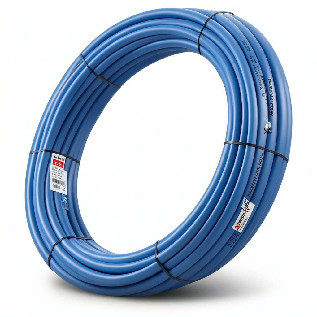 أنابيب HDPE نيبروبلاست PE 80 ضغط 8 بار قطر خارجي 75 مم سمك 4.5 مم لون ازرق | نيبروبلاست