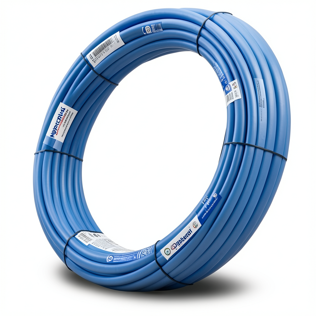 Neproplast HDPE Pipes PE 80 Pressure 8 Bar Diameter 110 mm Thickness 6.6 mm Blue | NEPROPLAST