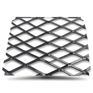 Hot Rolled Black Steel Expanded Metal Mesh Thickness 1.7 mm Width 2.44 m Length 3 m
