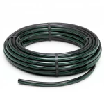 لفة أنابيب HDPE ضغط  4 بار [PE 80] قطر خارجي 75 مم  SDR 41  لون اسود مع خط اخضر | مصنع المنى