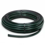لفة أنابيب بلاستيك HDPE ضغط  4 بار [PE 80] قطر خارجي 110 مم  SDR 41  لون اسود مع خط اخضر | مصنع المنى