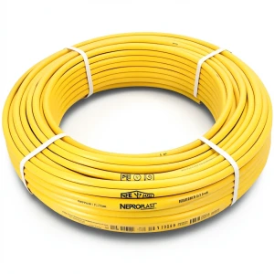 HDPE Pipes PE 80 Pressure 12.5 Bar Outside Diameter 90 mm Thickness 8.2 mm Yellow | NEPROPLAST