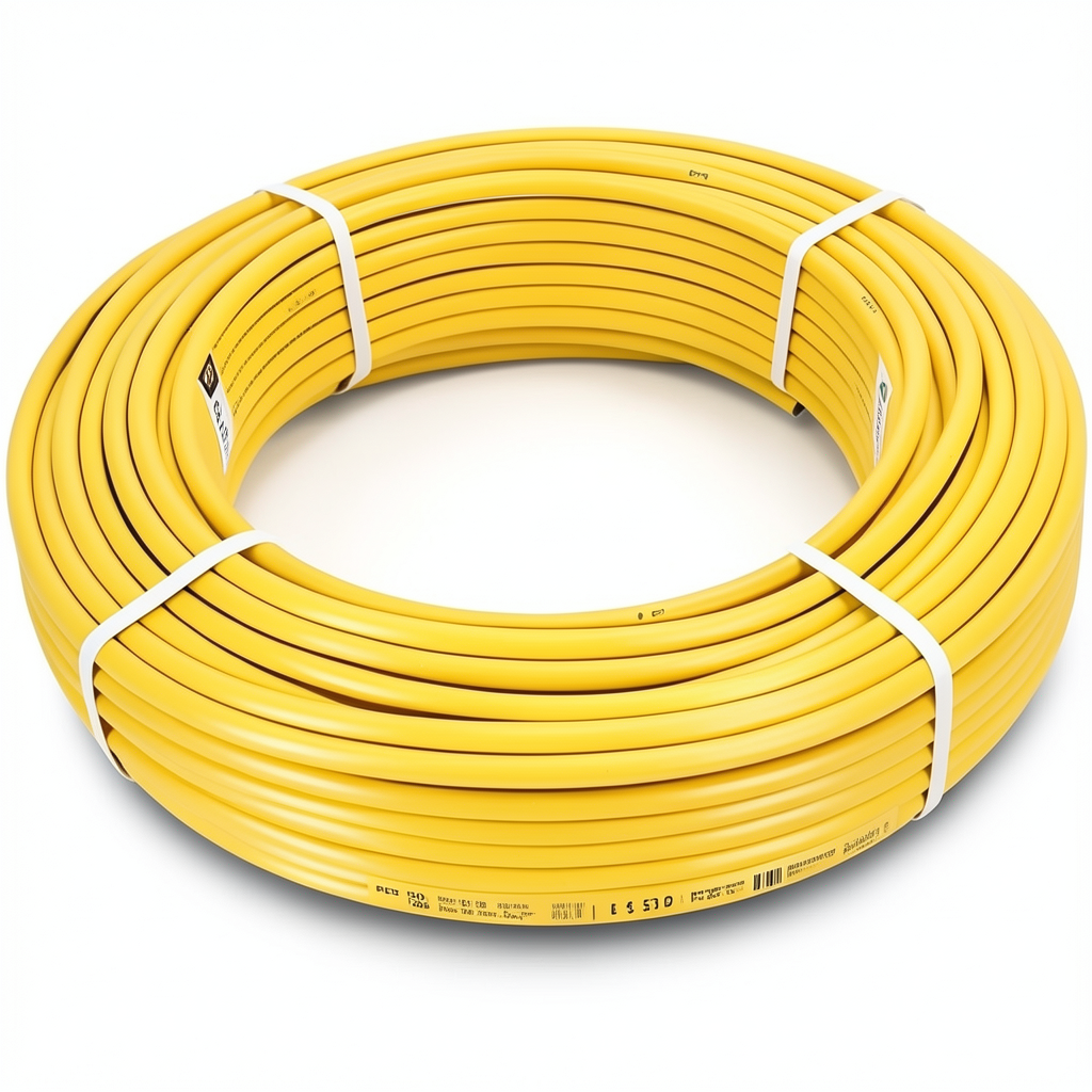 HDPE Pipes PE 80 Pressure 12.5 Bar Outside Diameter 110 mm Thickness 10 mm Yellow | NEPROPLAST