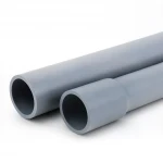 انابيب بلاستيك UPVC لانظمة الرى الوطنى ضغط 16 بار  قطر خارجي 140 مم سمك 10.40 مم لون رمادي