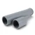 UPVC Pipes Sewage Drainage System 10 Bar Pressure 280 mm OD 10.7 mm Thickness Gray - Image 1