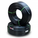 أنابيب HDPE نيبروبلاست PE 80 ضغط 4 بار قطر خارجي 90 مم سمك 2.8 مم لون اسود