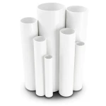 مواسير UPVC ضغط 20 بار قطر خارجي 42.4 مم سمك 4.2 مم لون أبيض