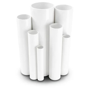 مواسير UPVC ضغط 20 بار قطر خارجي 42.4 مم سمك 4.2 مم لون أبيض