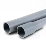 مواسير UPVC لانظمة الرى الوطنى ضغط 2 بار  قطر خارجي 140 مم سمك 1.80 مم لون رمادي
