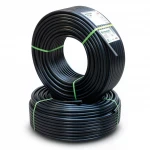 أنابيب HDPE نيبروبلاست PE 80 ضغط 4 بار قطر خارجي 110 مم سمك 3.4  مم لون اسود