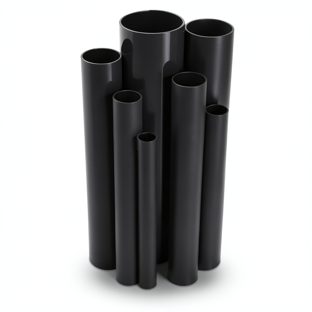 UPVC Pipes Nominal Pressure 20 Bar Outside Diameter 42.4 mm Thickness 4.2 mm Black