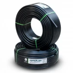 أنابيب HDPE نيبروبلاست PE 80 ضغط 4 بار قطر خارجي 75 مم سمك 2.3  مم لون اسود