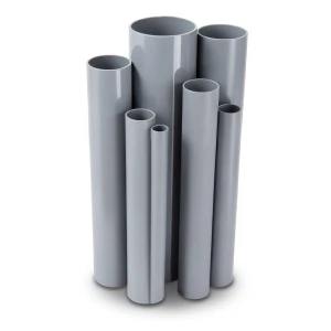 مواسير UPVC مقاس 40 مم سمك 1.9 مم لون رمادي