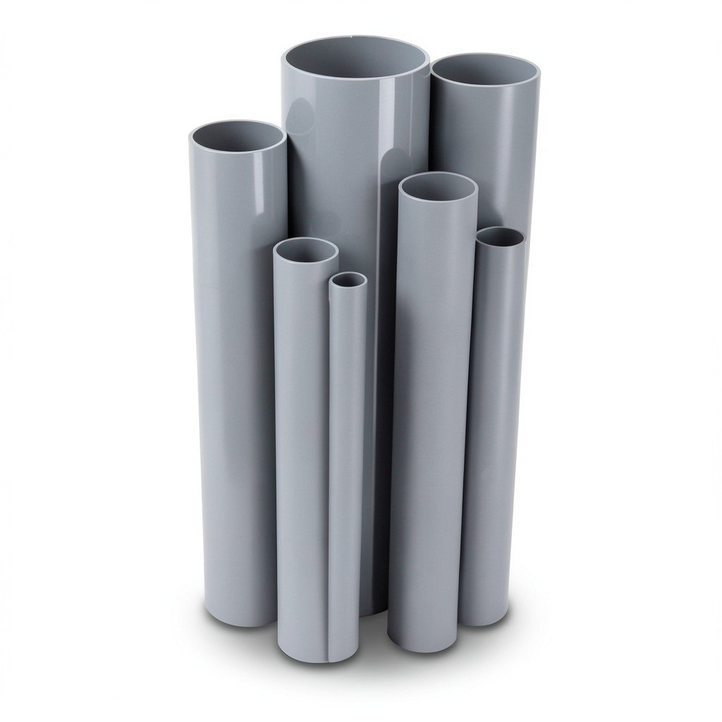 UPVC Pipes Size 40 mm Thickness 1.9 mm Gray Color