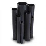 مواسير UPVC مقاس 50 مم سمك 2 مم لون أسود