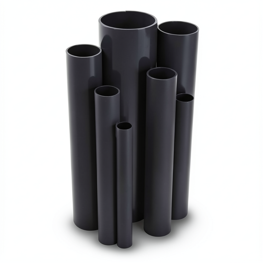UPVC Pipes Size 50 mm Thickness 2 mm Black Colour