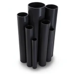 مواسير UPVC مقاس ¼ 1 إنش سمك 1.8 مم لون أسود