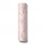 Italian wall decoration, size 10m x 1.06m, pink color, model 3020