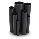 مواسير UPVC مقاس 2 إنش سمك 2.4 مم لون أسود