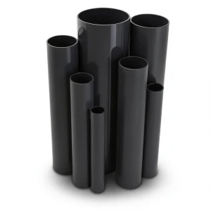 مواسير UPVC مقاس 2 إنش سمك 2.4 مم لون أسود