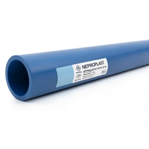 مواسير HDPE PE 80 ضغط 8 بار قطر خارجي 200 مم سمك 11.9 مم لون ازرق | نيبروبلاست