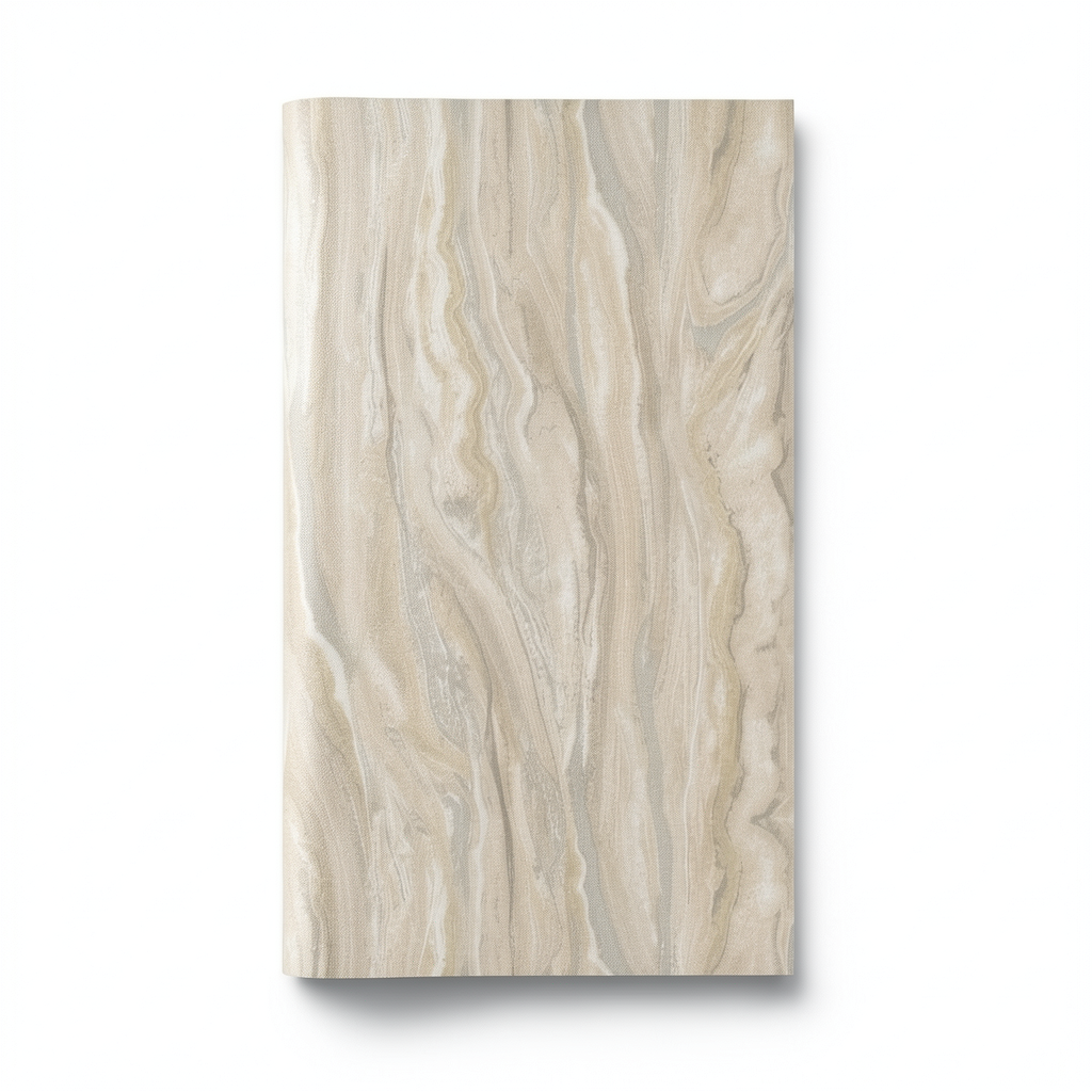 German Wallpaper 10m x 0.53m Beige Color, Model 10149-02