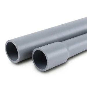UPVC Pipes Sewage/Drainage System 12.5 Bar Pressure 110 mm OD 5.3 mm Thickness Gray