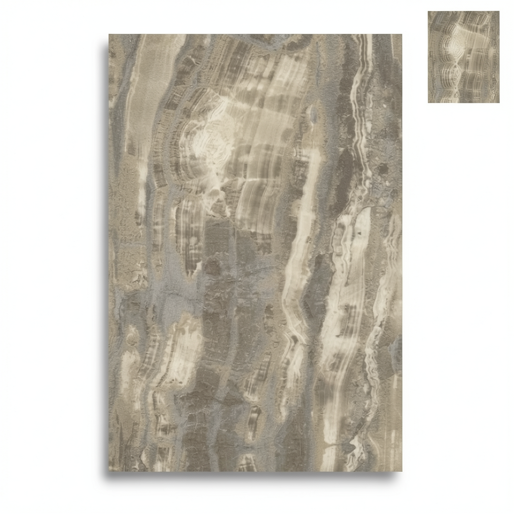 Italian Marble Wallpaper 10m x 1.06m Dark Beige, Model 84623
