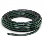 لفة أنابيب بلاستيك HDPE ضغط  6 بار [PE 80] قطر خارجي 110 مم  SDR 22  لون اسود مع خط اخضر | مصنع المنى