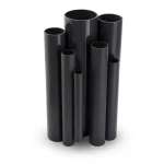 مواسير UPVC ضغط اسمي 20 بار قطر خارجي 42.4 مم سمك 4.2 مم لون اسود
