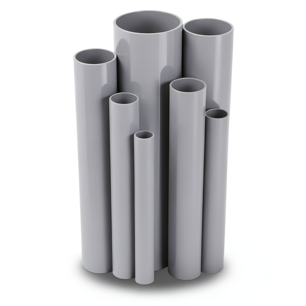 UPVC Pipes Size 32 mm Thickness 1.8 mm Gray Color