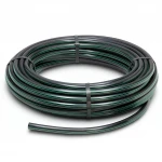 لفة أنابيب بلاستيك HDPE ضغط  4 بار [PE 80] قطر خارجي 90 مم  SDR 33  لون اسود مع خط اخضر | مصنع المنى