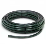 لفة أنابيب بلاستيك HDPE ضغط  4 بار [PE 80] قطر خارجي 110 مم  SDR 33  لون اسود مع خط اخضر | مصنع المنى