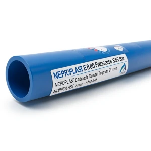 HDPE Pipes PE 80 Pressure 8 Bar Outside Diameter 355 mm Thickness 21.1 mm Blue | NEPROPLAST