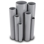 مواسير UPVC مقاس ½ 1 إنش سمك 2.3 مم لون رمادي