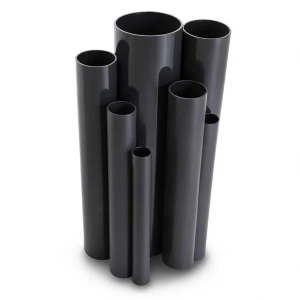 مواسير UPVC مقاس 2 إنش سمك 2.4 مم لون أسود