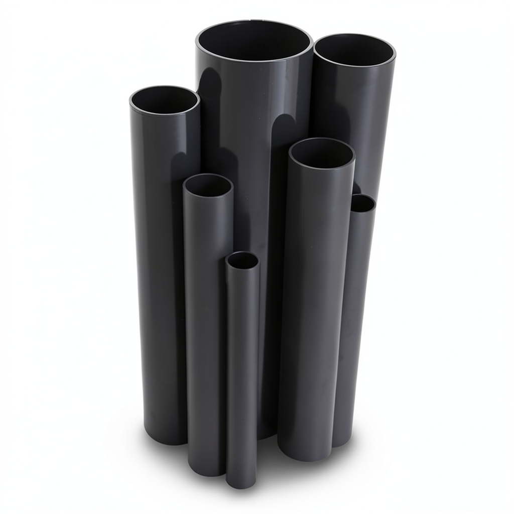 UPVC Pipes Size 2 Inch Thickness 2.4 mm Black Colour